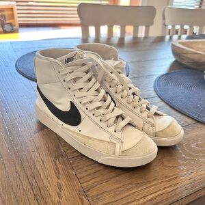 Nike High Top Blazers, Size 7